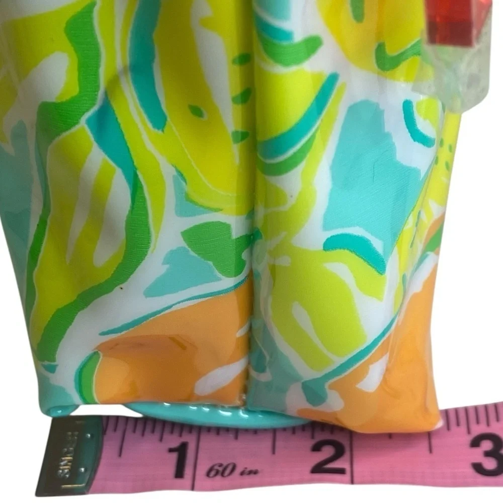 Lilly Pulitzer for Estee Lauder Vinyl Makeup Zip Bag